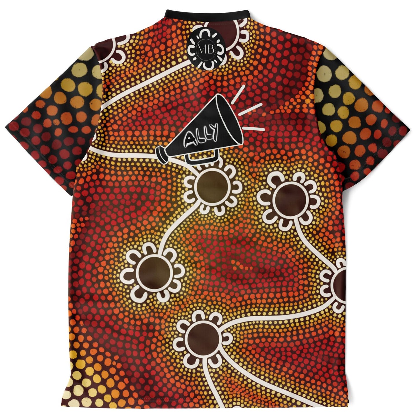 Mens NAIDOC 2024 Blade Collar Polo Shirt Ally Friendly