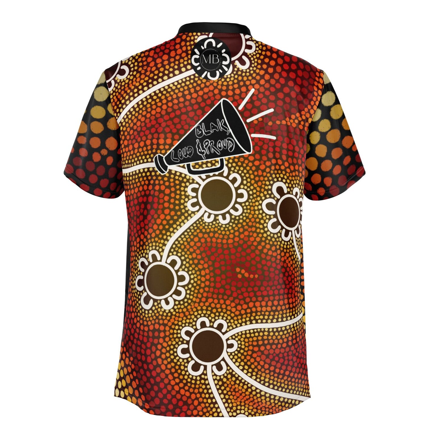 Mens NAIDOC 2024 Blade Collar Polo Shirt Mob Only
