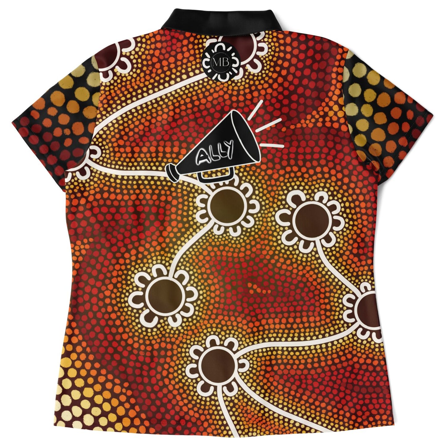 Women's NAIDOC 2024 Polo Shirt Ally Friendly