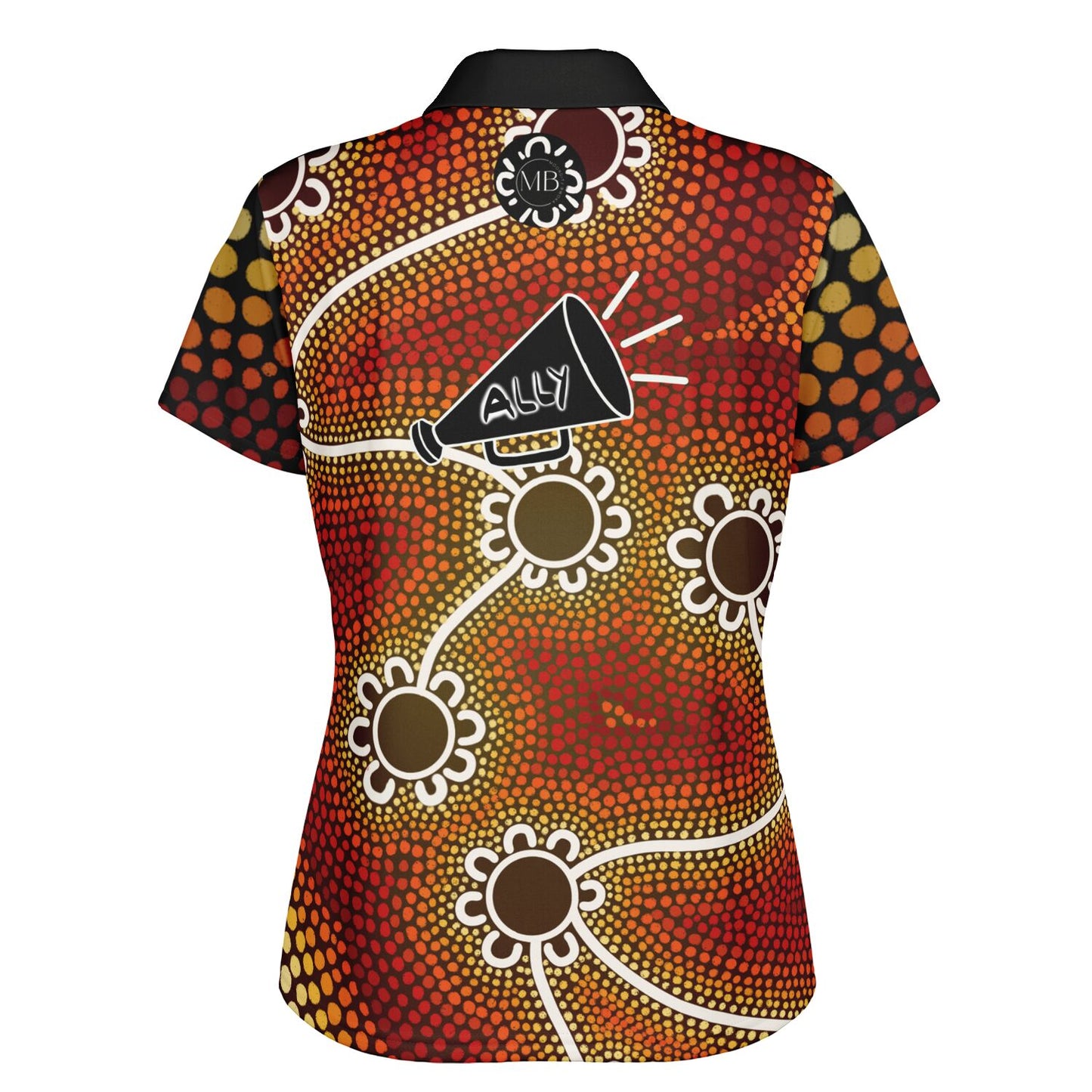 Women's NAIDOC 2024 Polo Shirt Ally Friendly