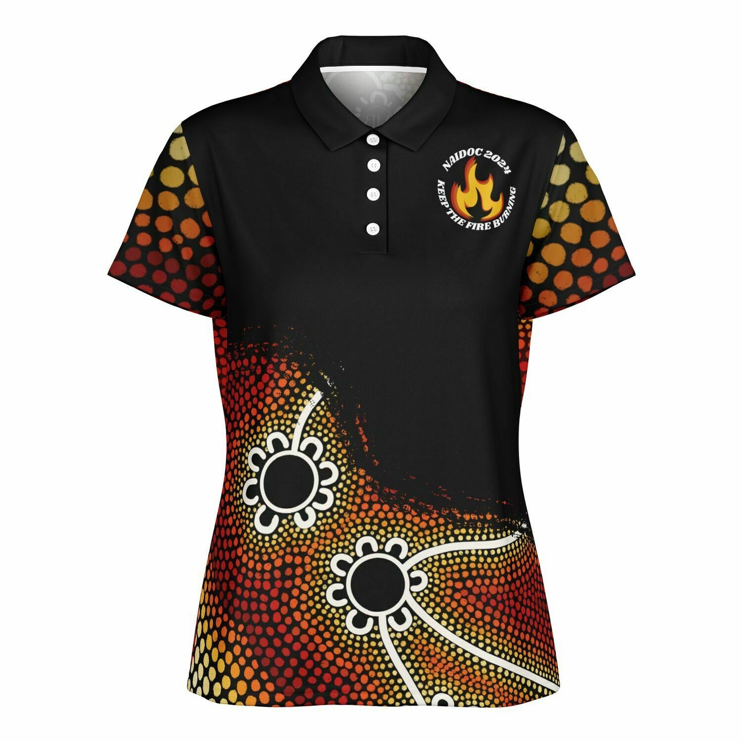 Women's NAIDOC 2024 Polo Shirt Mob Only