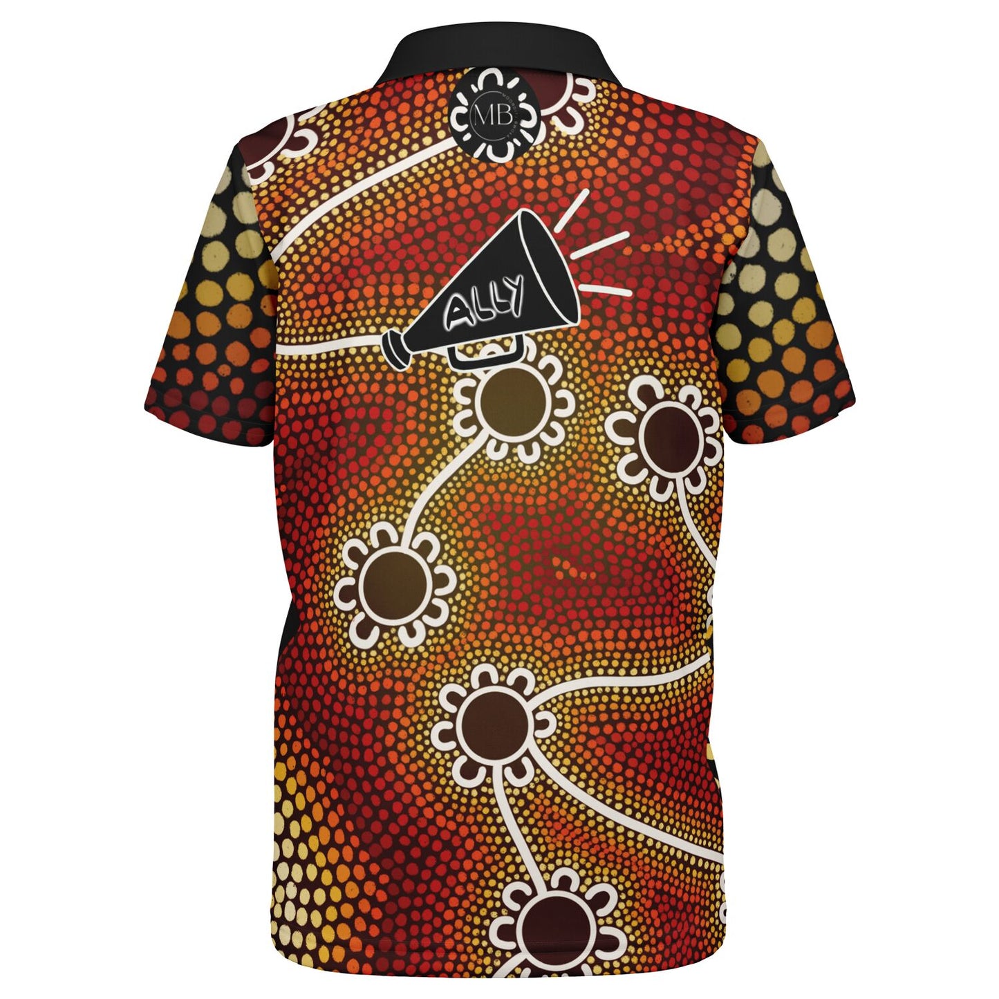 Kids NAIDOC 2024 Polo Shirt Ally Friendly