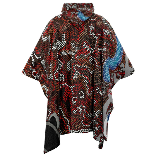 Birak Flannel Blanket Poncho