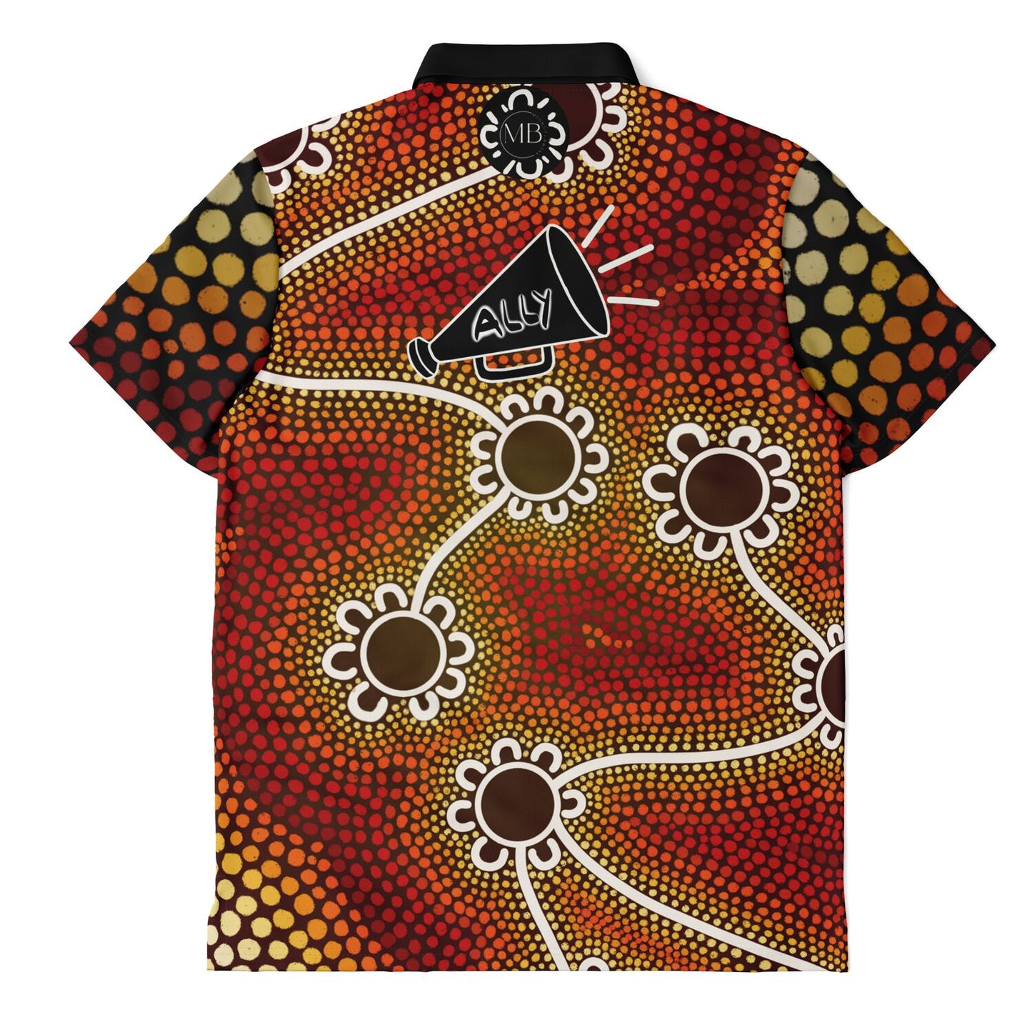 Mens NAIDOC 2024 Polo Shirt Ally Friendly